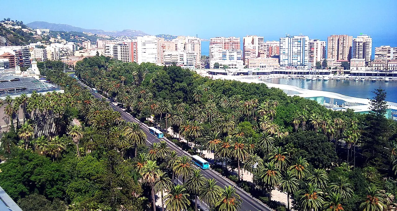 Parque de Málaga, Málaga, Andalusia, Spain