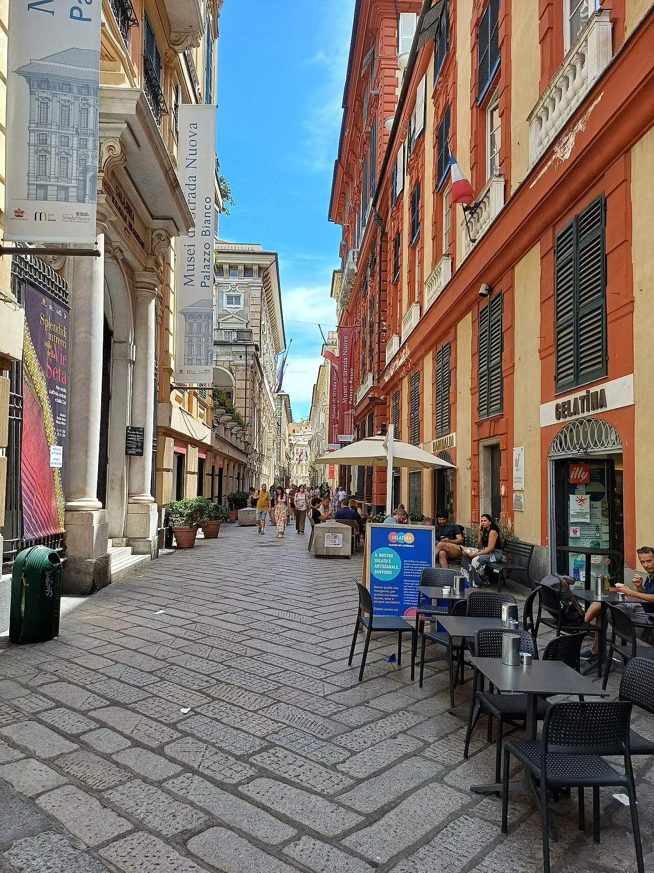 Via Garibaldi, Genoa, Liguria, Italy