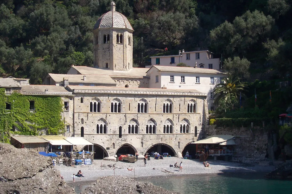 San Fruttuoso Abbey, Genoa, Liguria, Italy
