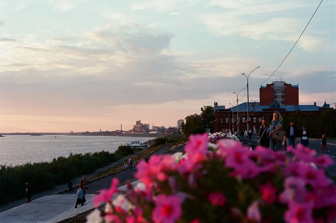Tom River Embankment, Tomsk, Tomsk Oblast, Russia