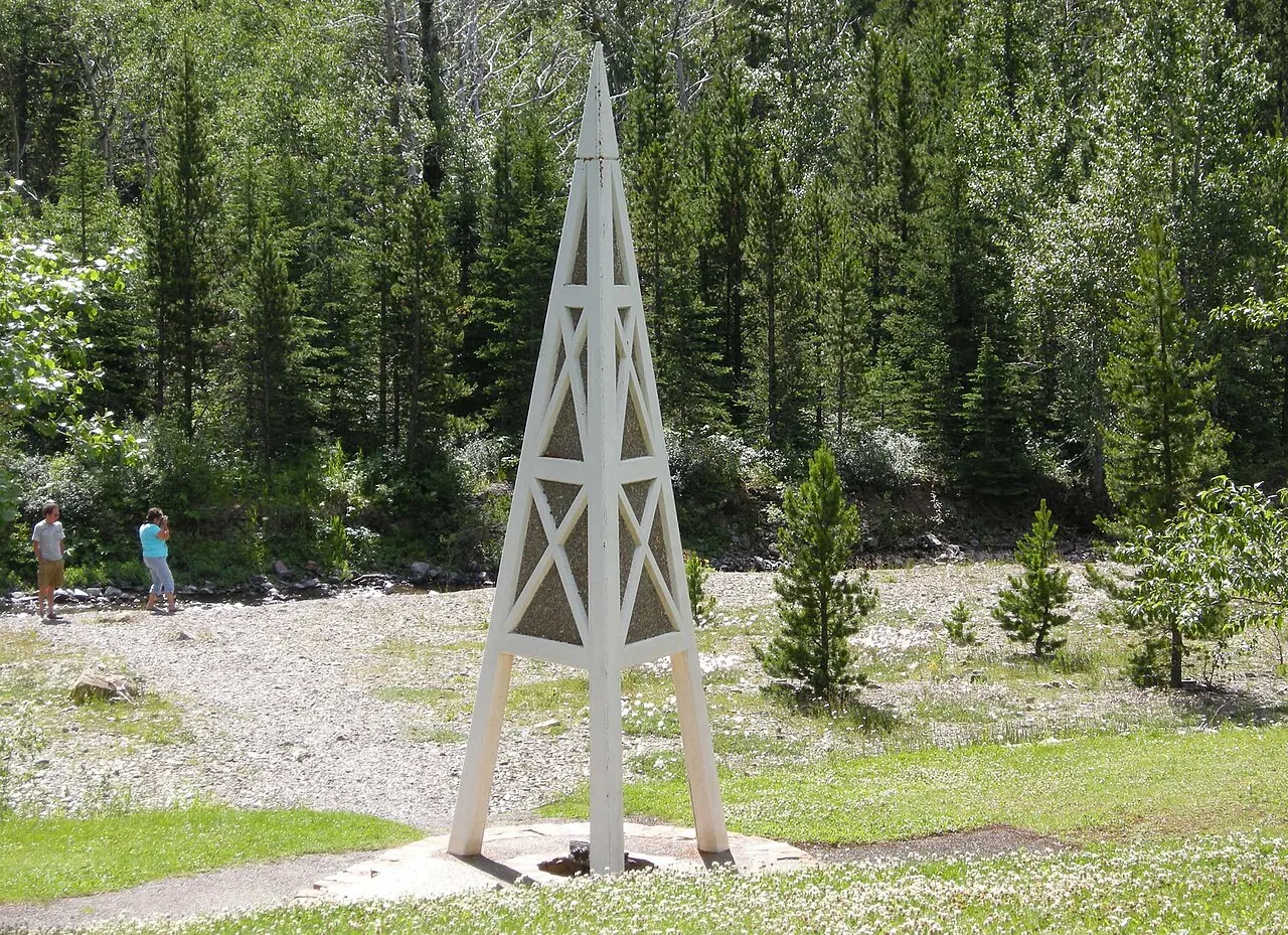 Lineham Discovery Well National Historic Site, Waterton Lakes National Park, Alberta, Canada