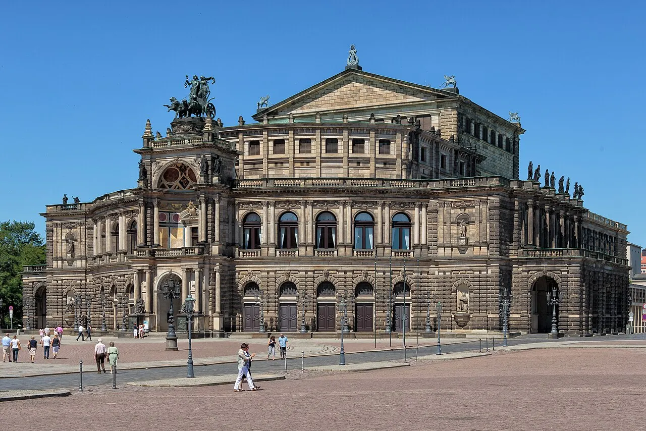 Semperoper, Dresden, Saxony, Germany