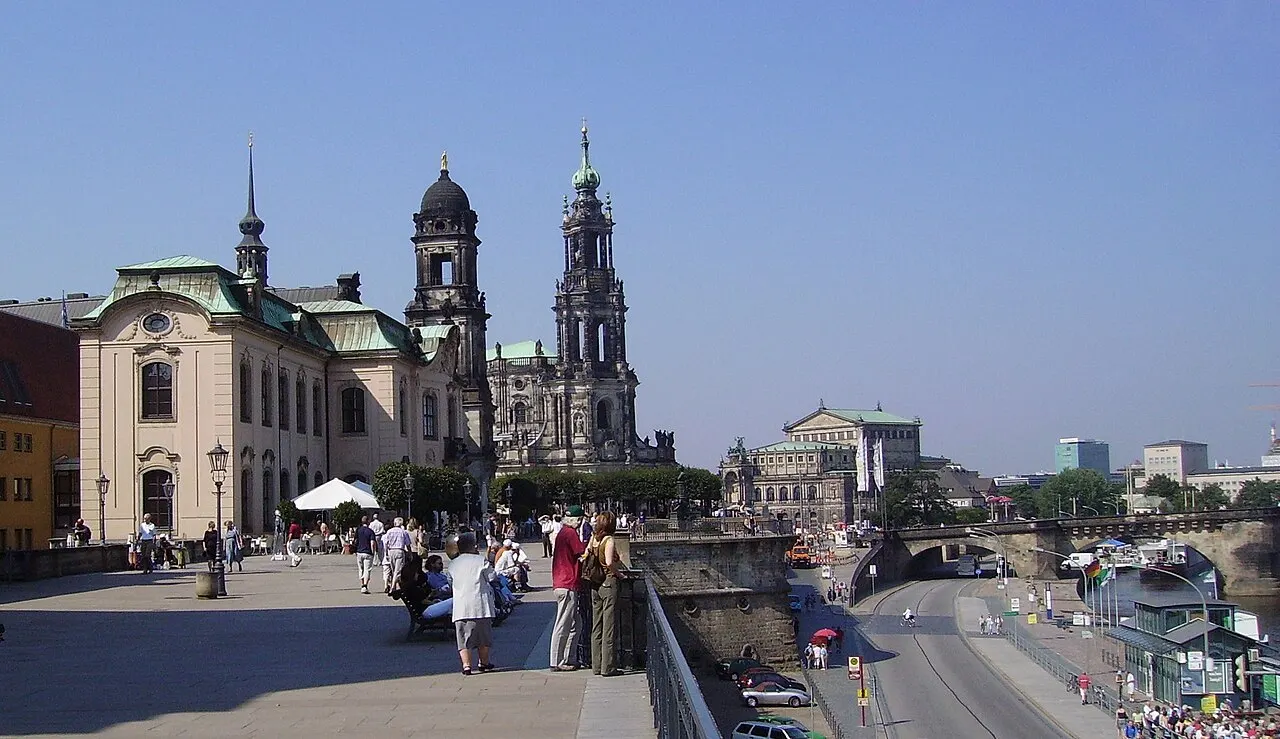 Brühl's Terrace, Dresden, Saxony, Germany