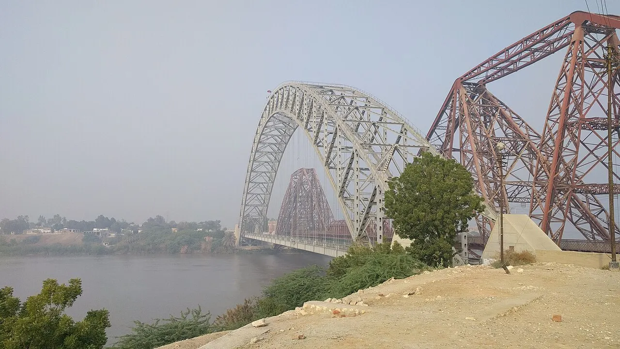 Ayub Bridge, Sukkur, Sindh, Pakistan