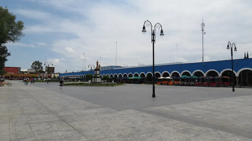 Portal Guerrero, Cholula, Puebla, Mexico