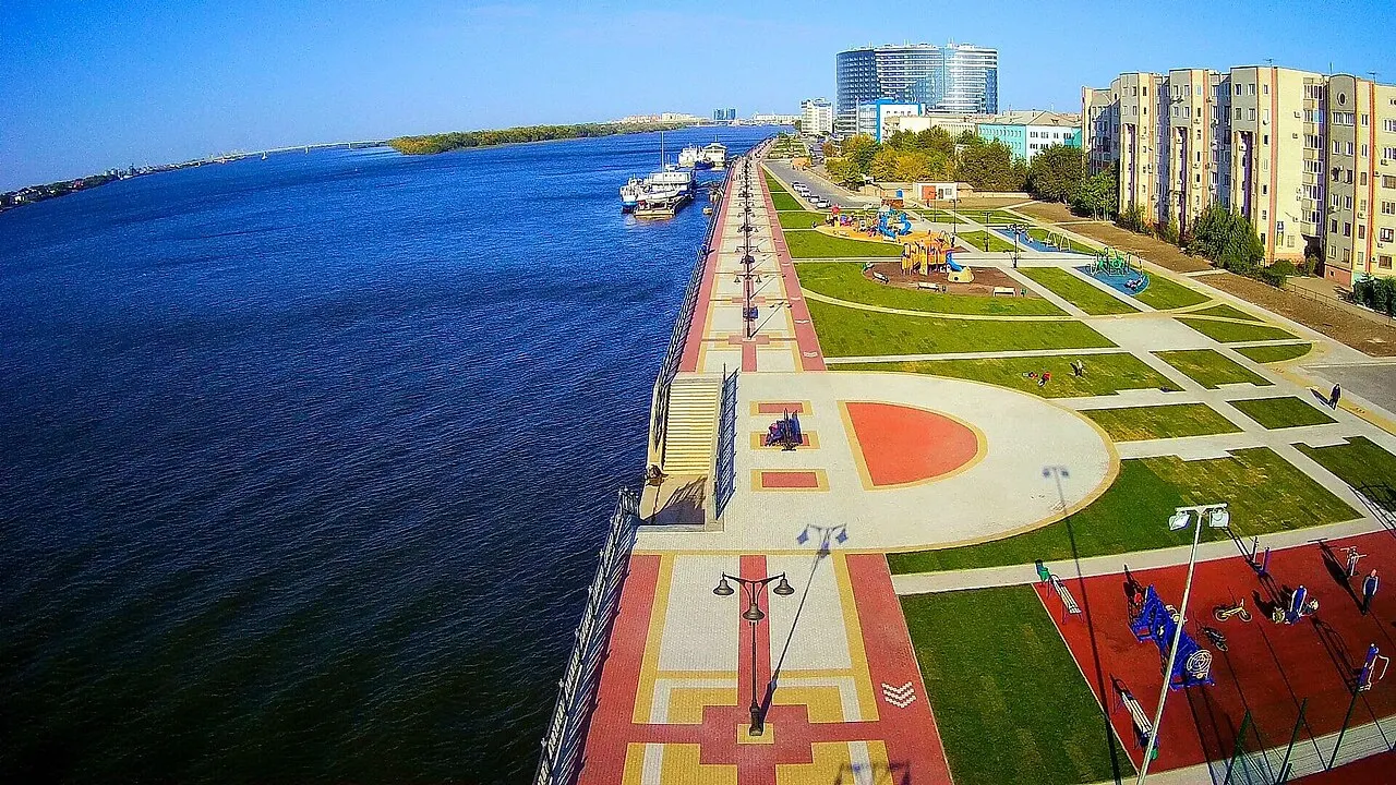 Petrovskaya Embankment, Astrakhan, Astrakhan Oblast, Russia