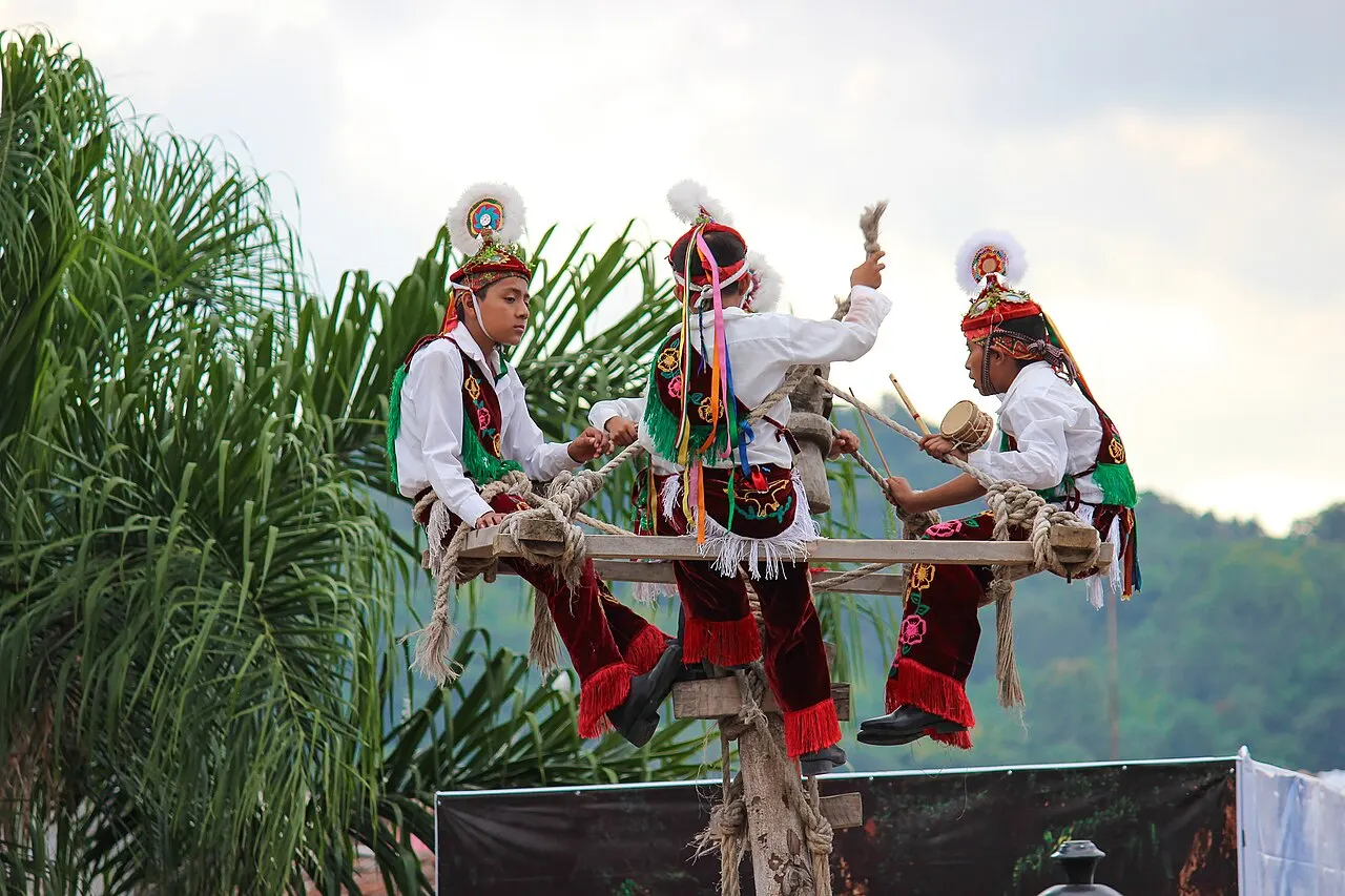 Danza de los Voladores Cuetzalan, Cuetzalan, Puebla, Mexico