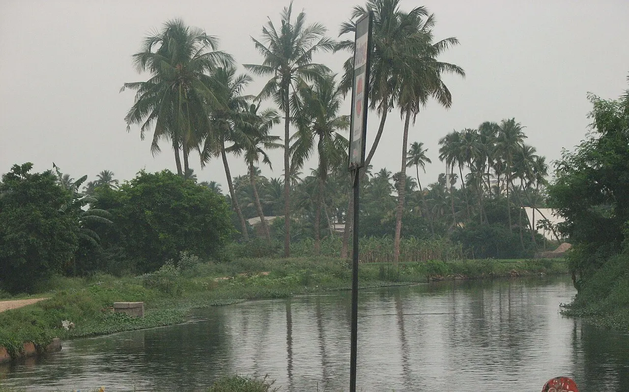 Kalingarayan Canal, Erode, Tamil Nadu, India