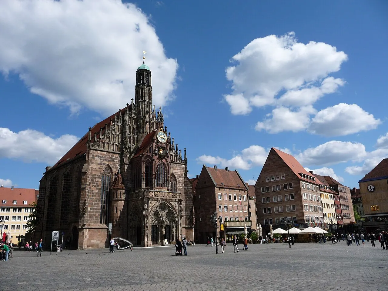 Hauptmarkt, Nuremberg, Bavaria, Germany