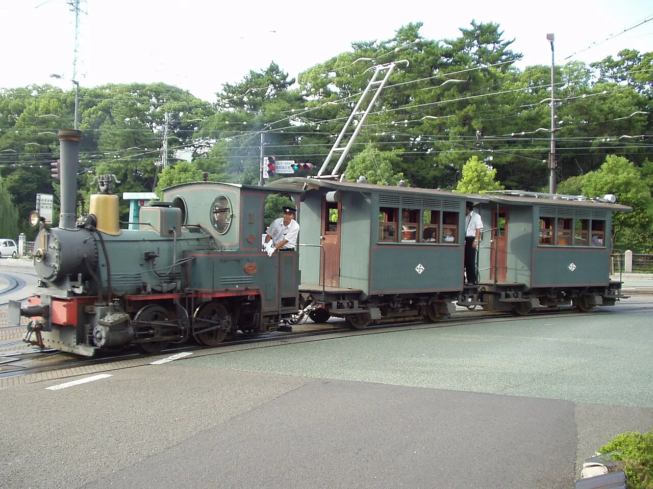 Botchan Train, Matsuyama, Ehime, Japan