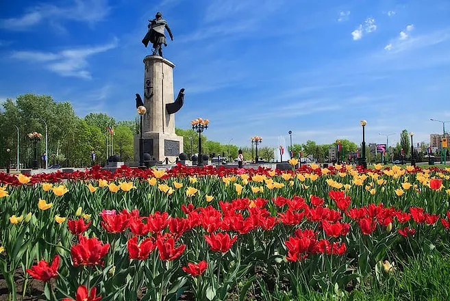 Peter the Great Square, Lipetsk, Lipetsk Oblast, Russia