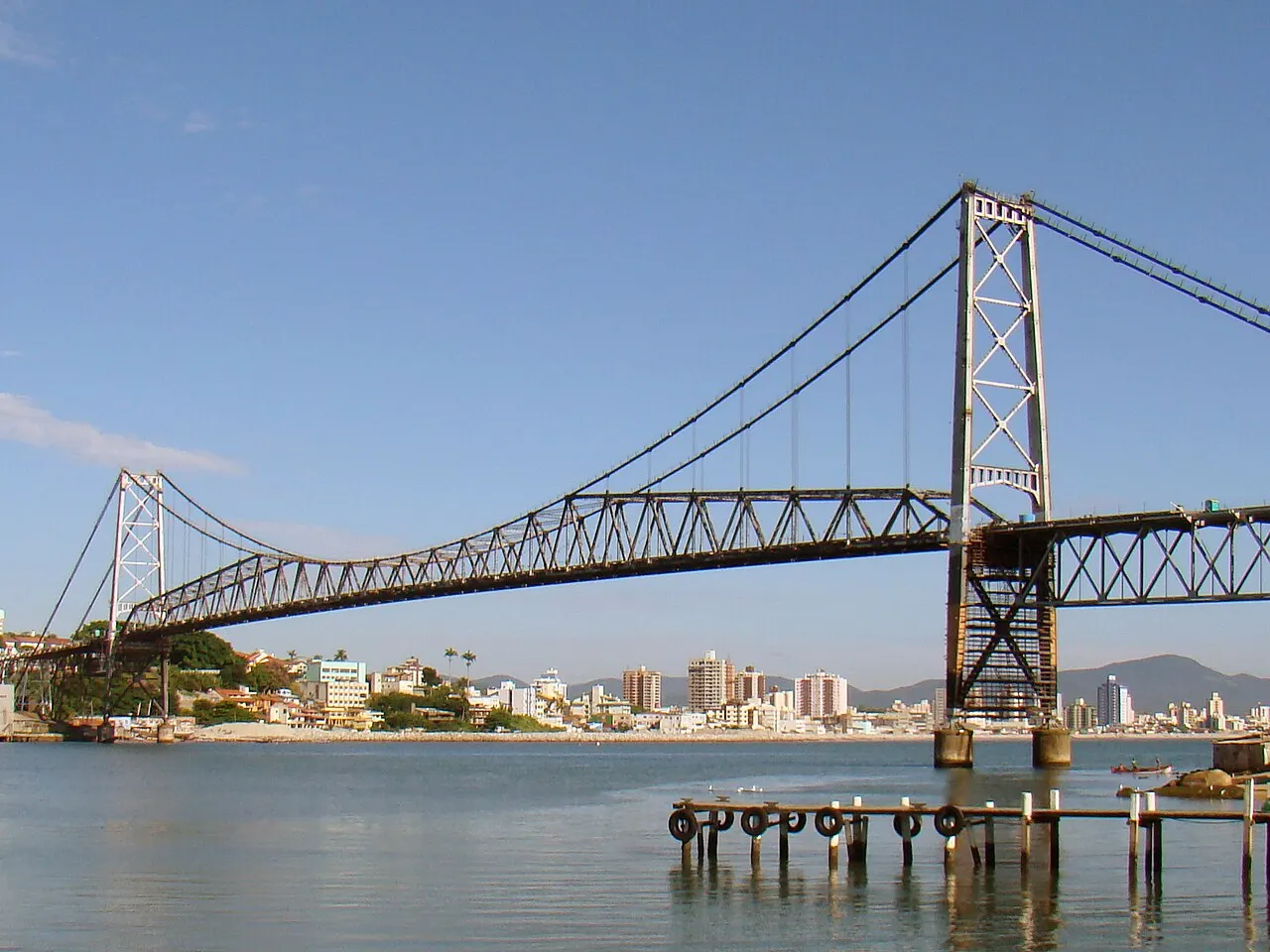 Hercílio Luz Bridge, Florianópolis, Santa Catarina, Brazil