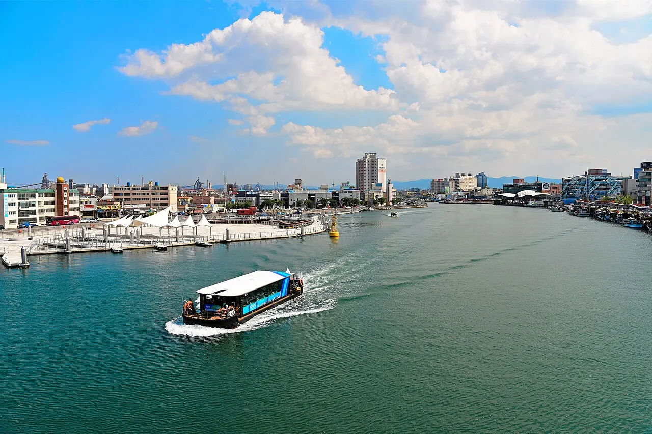 Pohang Canal, Pohang, Gyeongsangbuk-do, South Korea