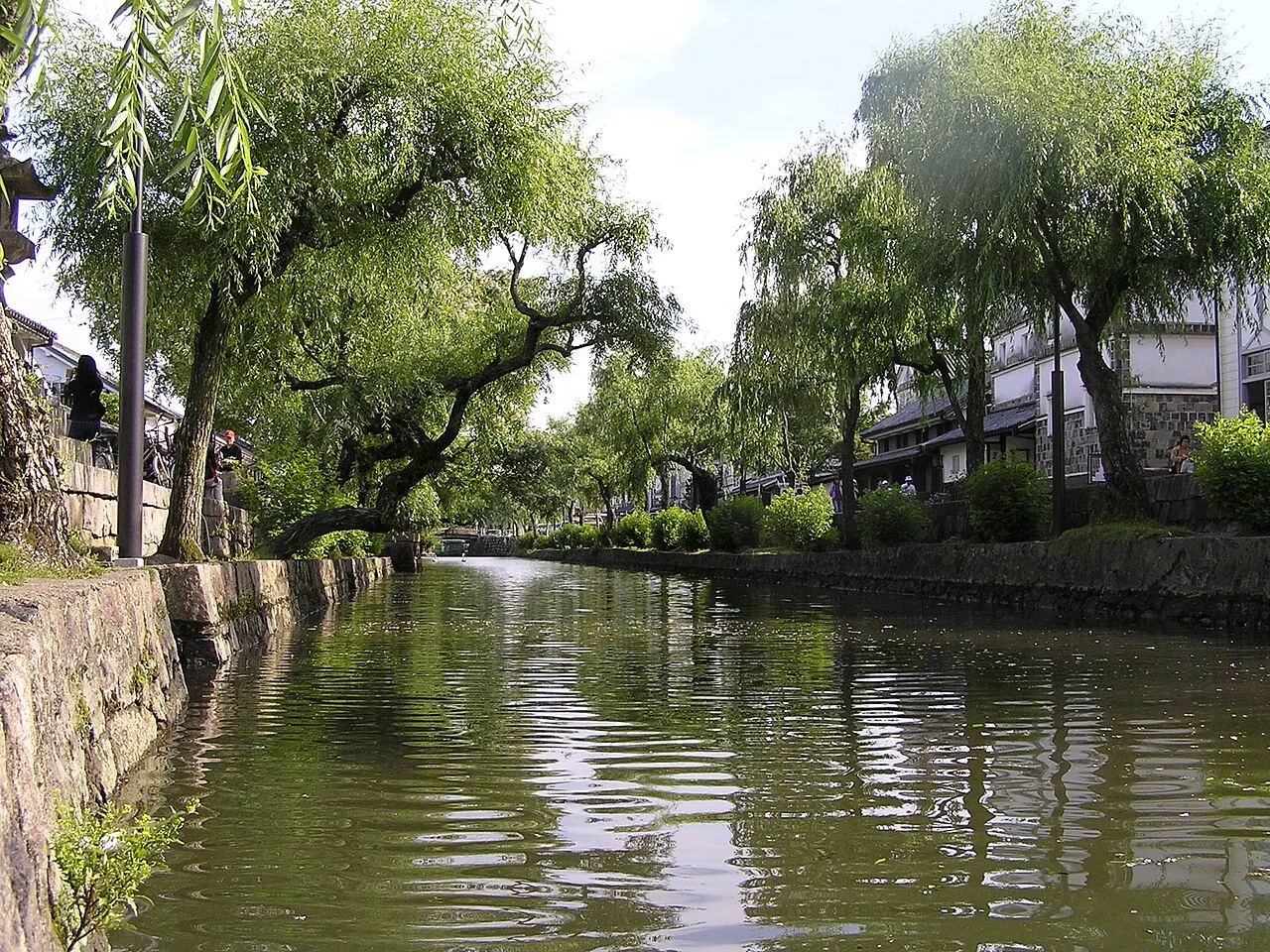 Kurashiki River, Kurashiki, Okayama, Japan