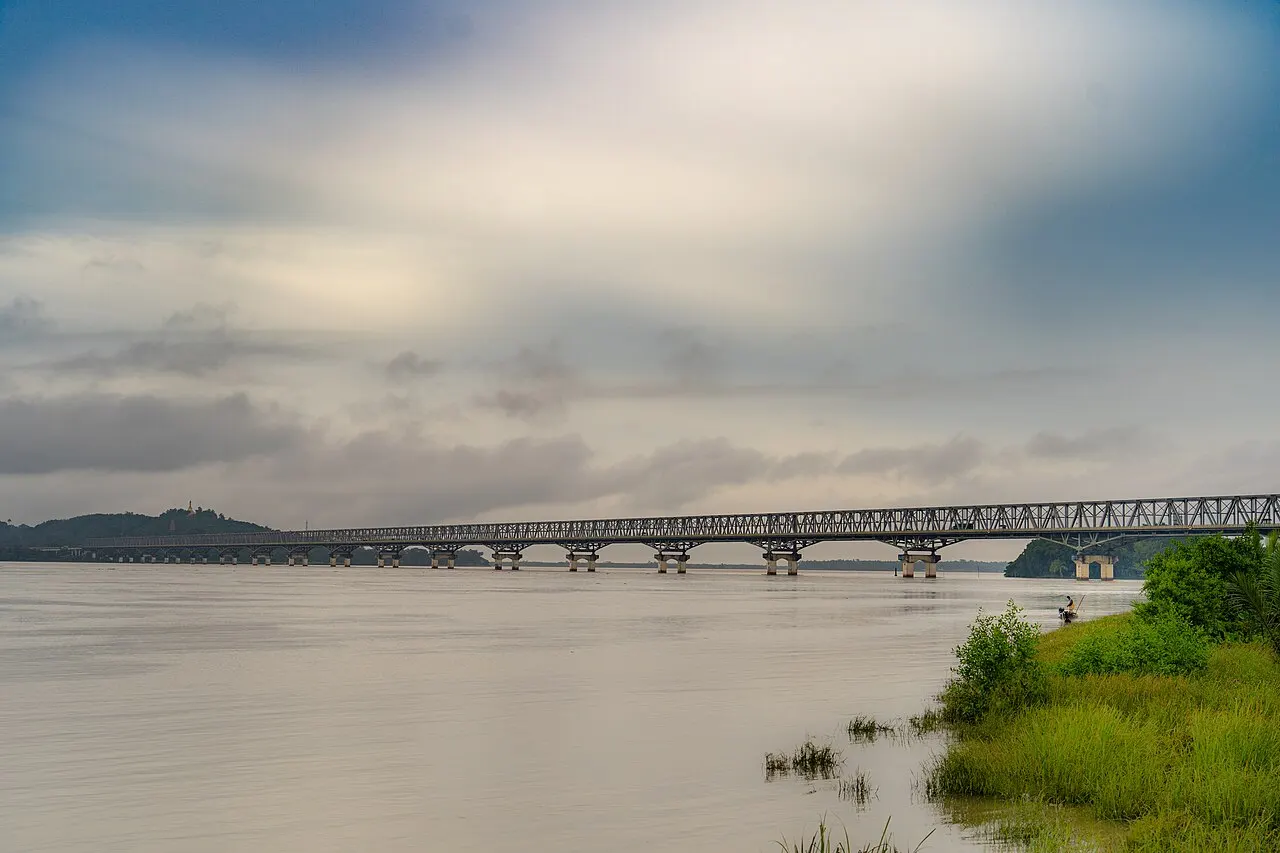 Thanlwin Bridge (Mawlamyine), Mawlamyine, Mon, Myanmar