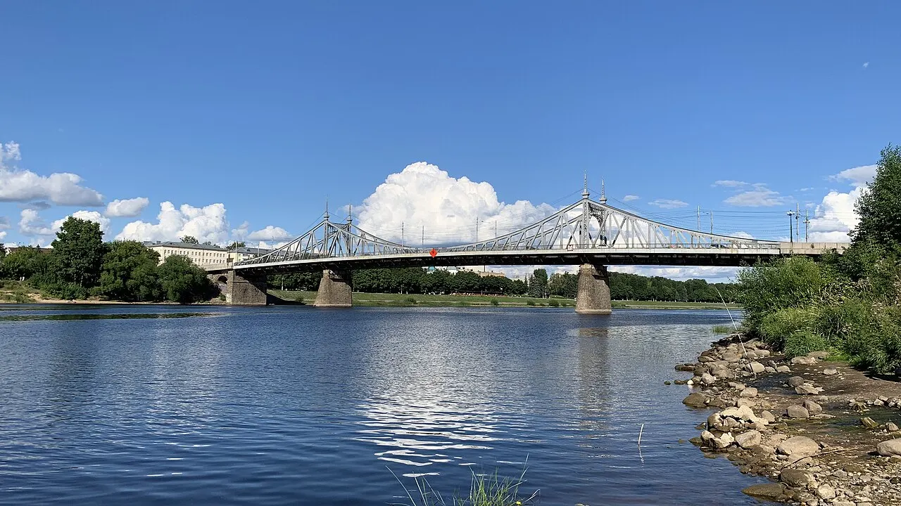 Tver Old Volga Bridge, Tver, Tver Oblast, Russia