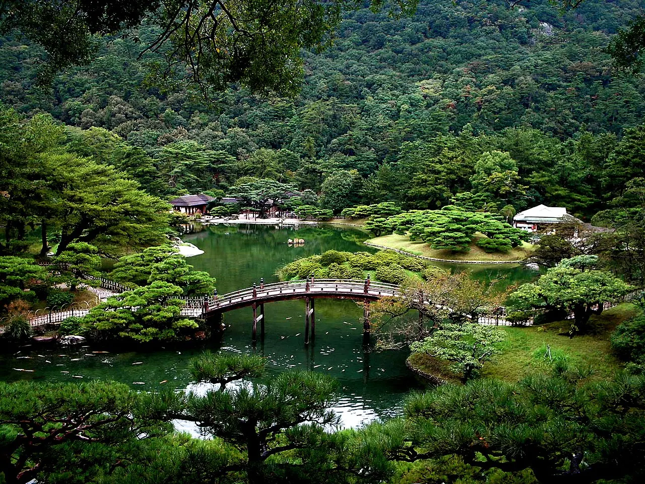 Ritsurin Garden, Takamatsu, Kagawa, Japan
