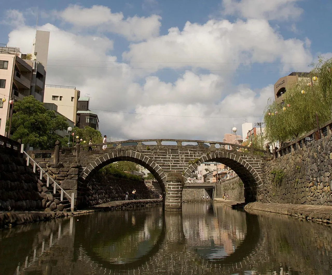Megane Bridge, Nagasaki, Nagasaki, Japan