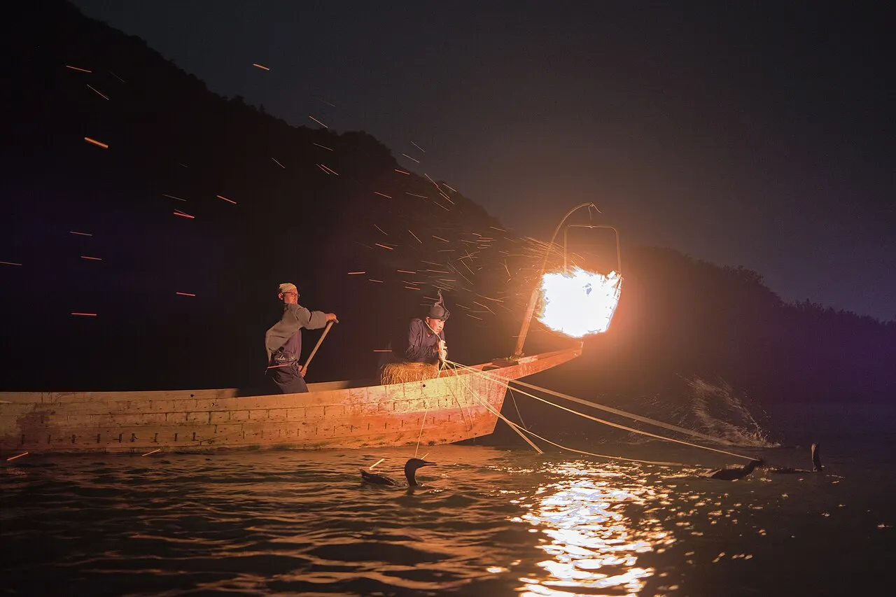 Nagara River Cormorant Fishing, Gifu, Gifu, Japan