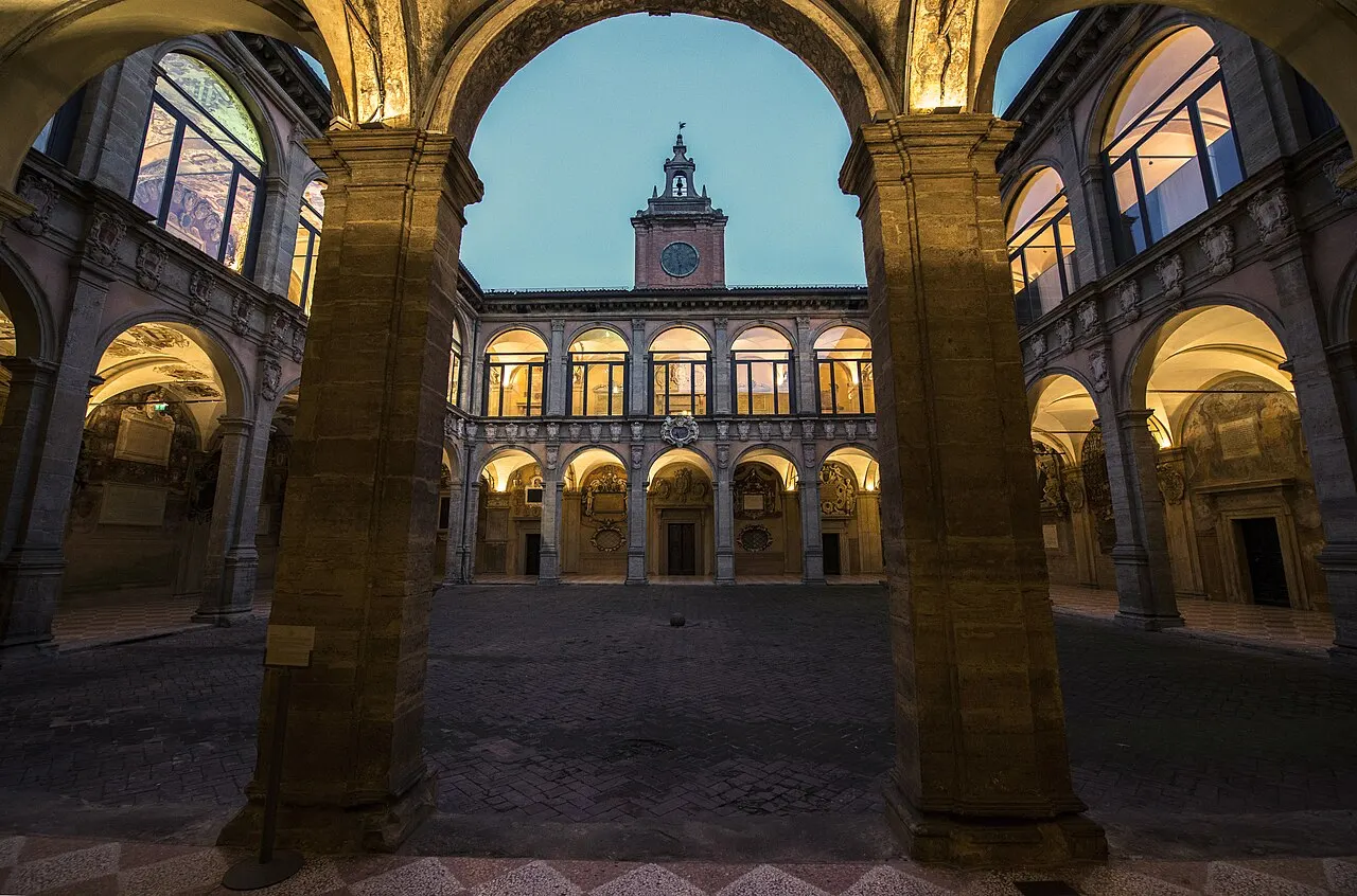 Archiginnasio, Bologna, Emilia-Romagna, Italy