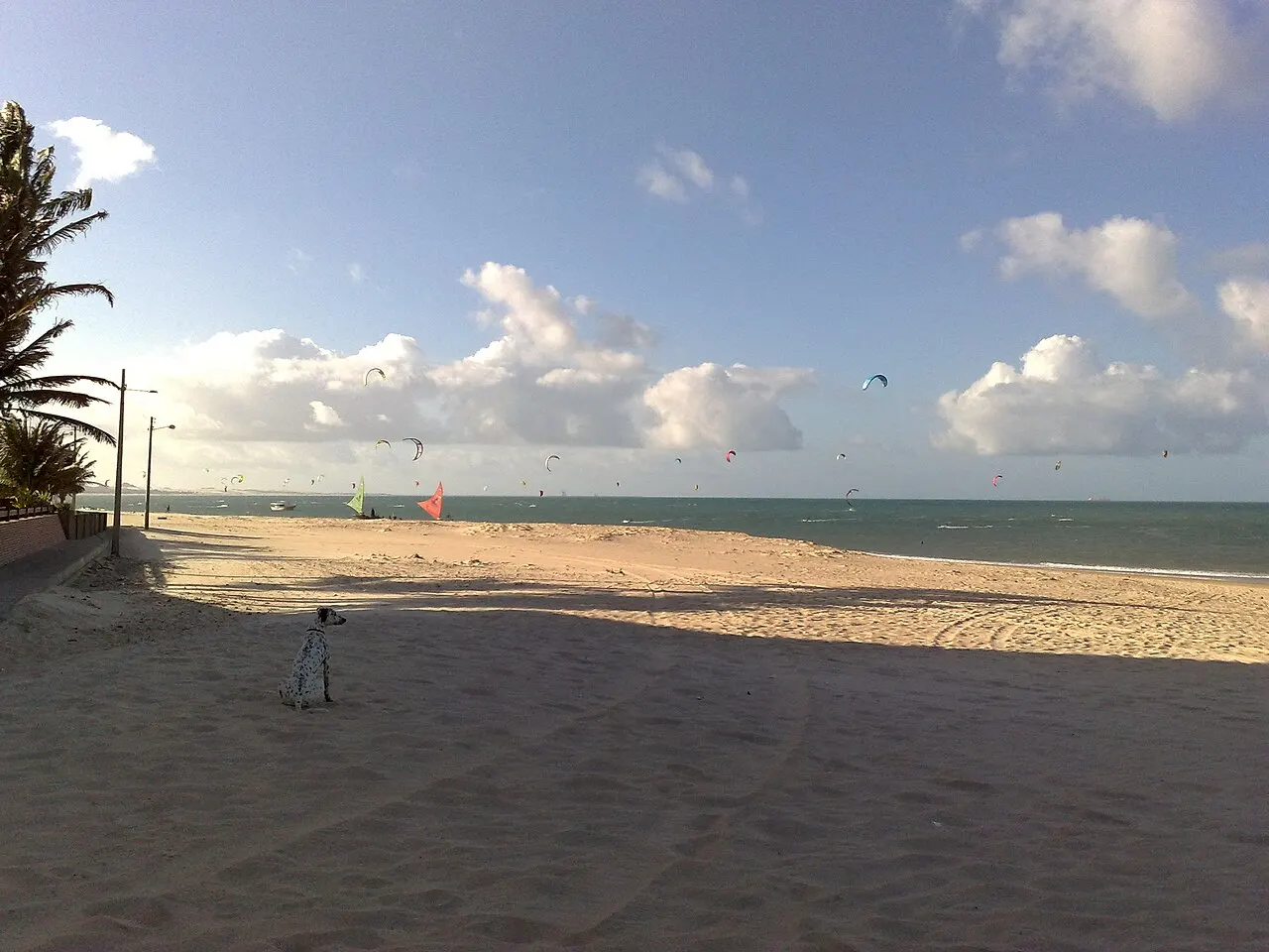 Kitesurfing in Cumbuco, Caucaia, Ceará, Brazil