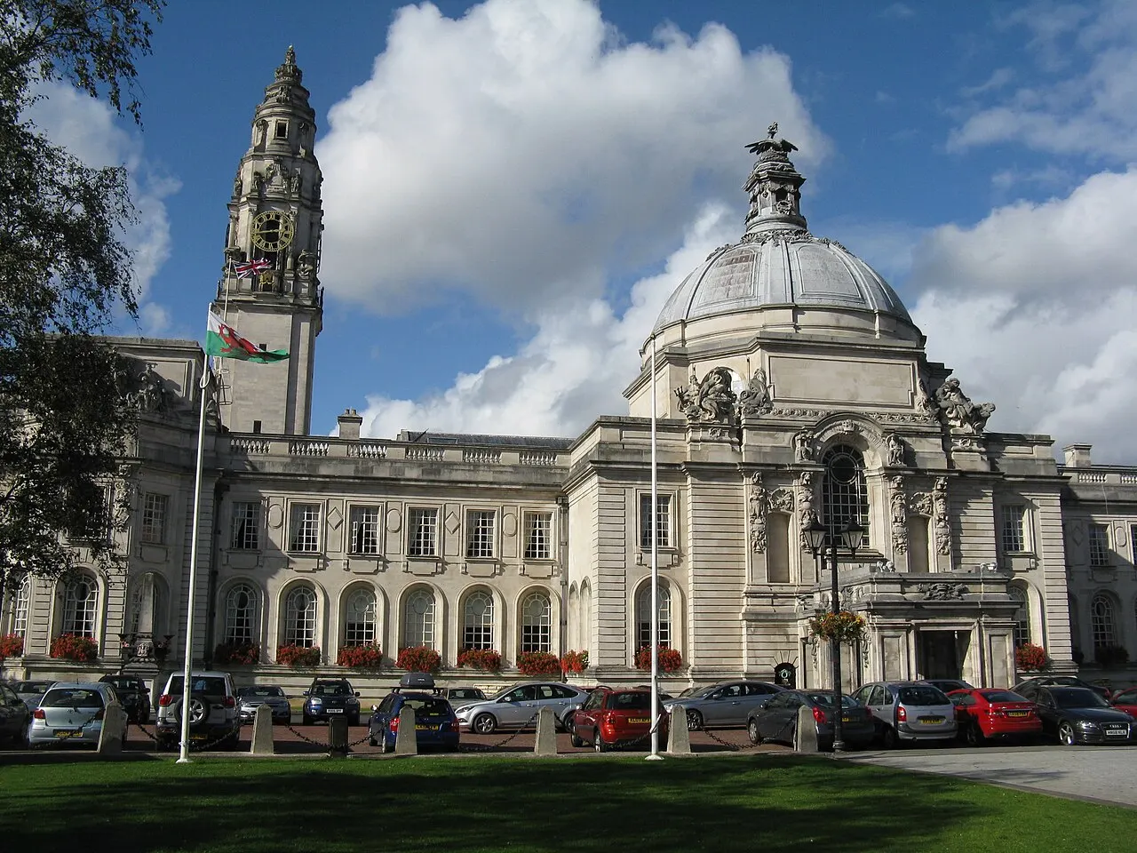 Cardiff City Hall, Cardiff, Wales, United Kingdom