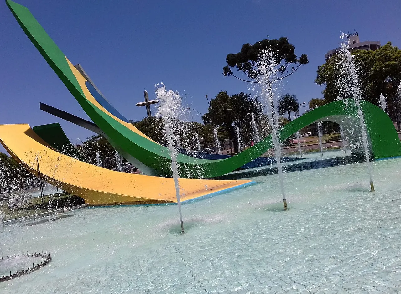 Praça do Migrante, Cascavel, Paraná, Brazil