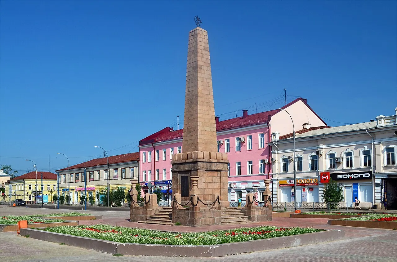 Revolution Square, Ulan-Ude, Buryatiya Republic, Russia