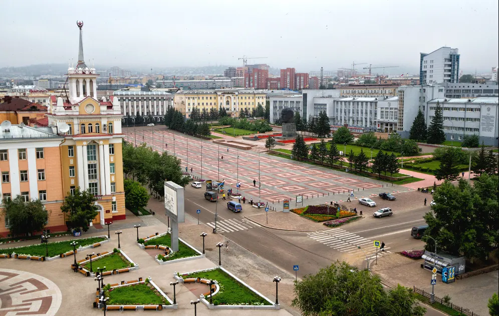 Square of Soviets, Ulan-Ude, Buryatiya Republic, Russia