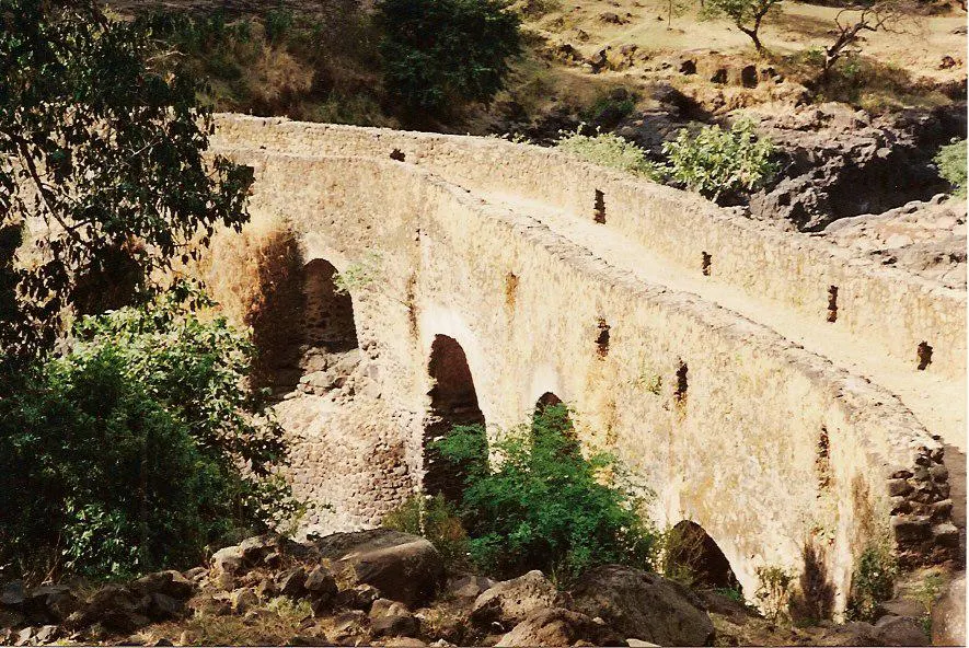 Stone Bridge of Susenyos, Bahir Dar, Amhara, Ethiopia