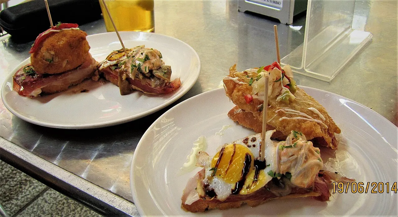 Basque Pintxos, Bilbao, Basque Country, Spain