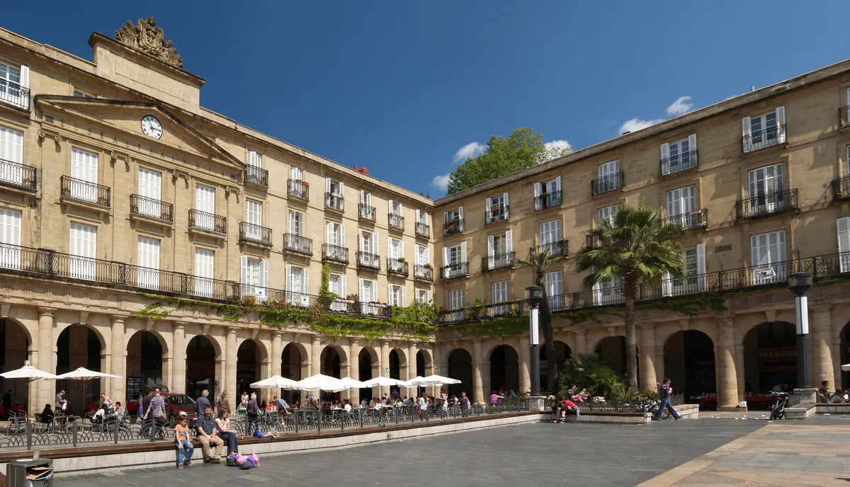 Plaza Nueva, Bilbao, Basque Country, Spain
