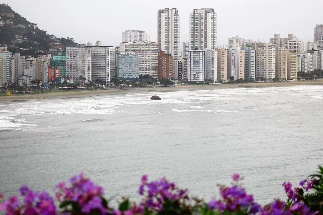 Praia do Itararé, São Vicente, São Paulo, Brazil