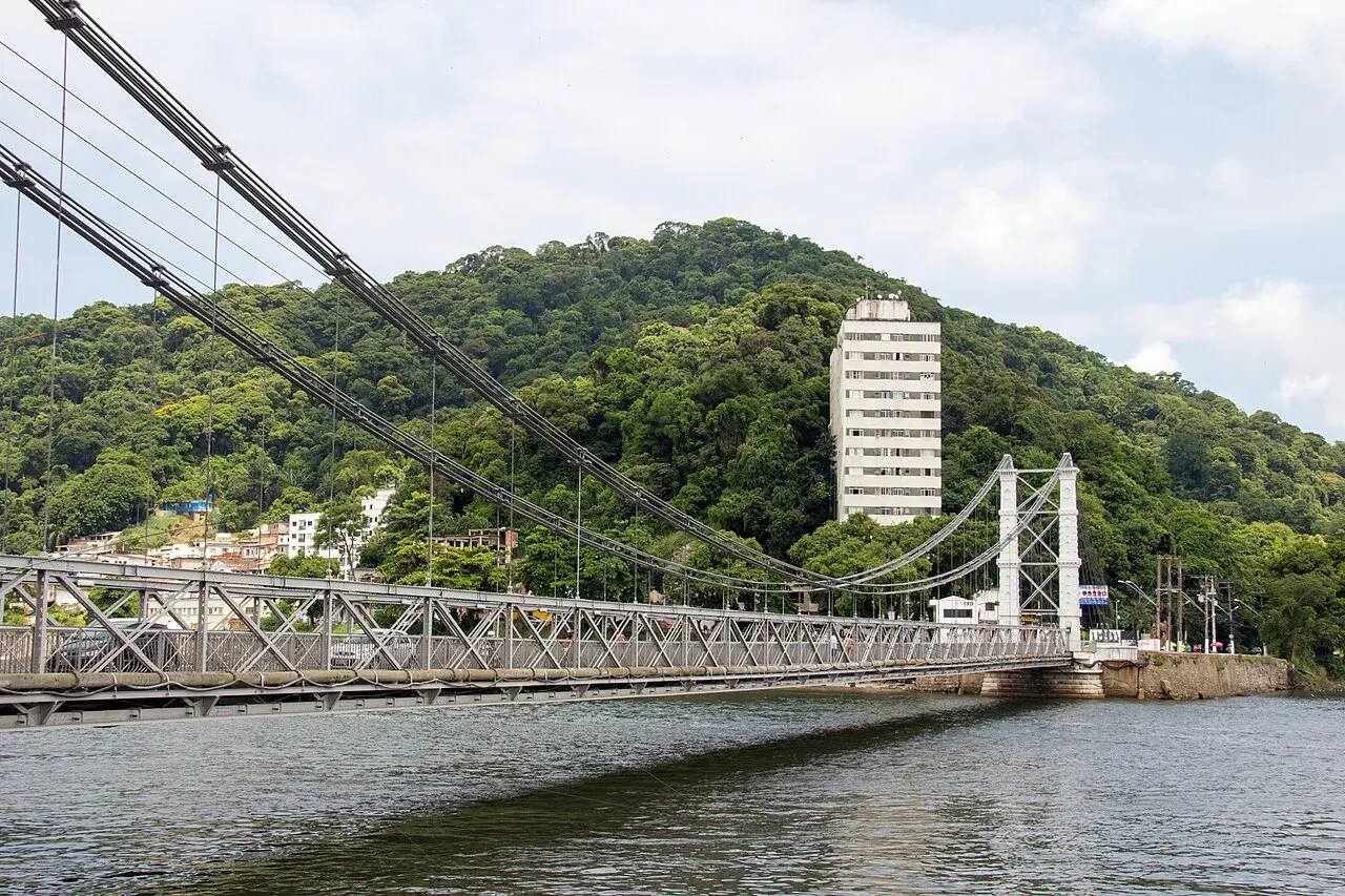 Ponte Pênsil, São Vicente, São Paulo, Brazil
