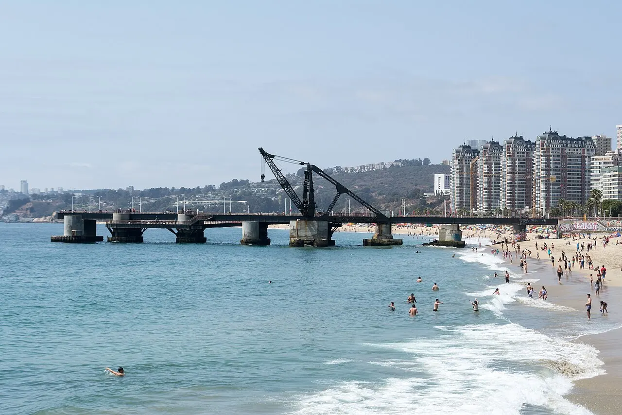 Muelle Vergara, Viña del Mar, Valparaiso, Chile