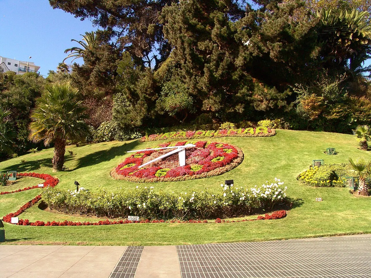 Flower Clock, Viña del Mar, Valparaiso, Chile