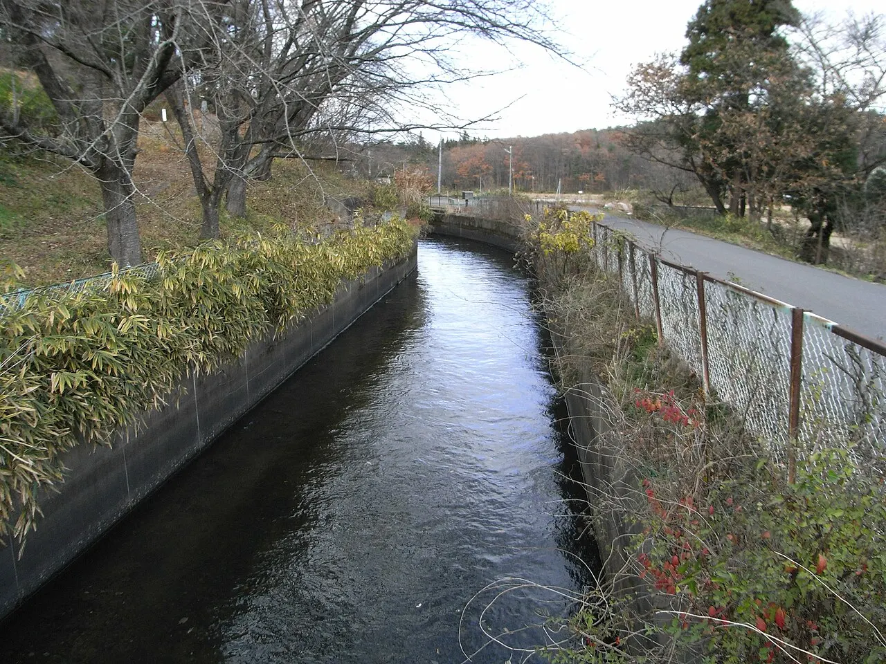 Asaka Canal, Kōriyama, Fukushima, Japan