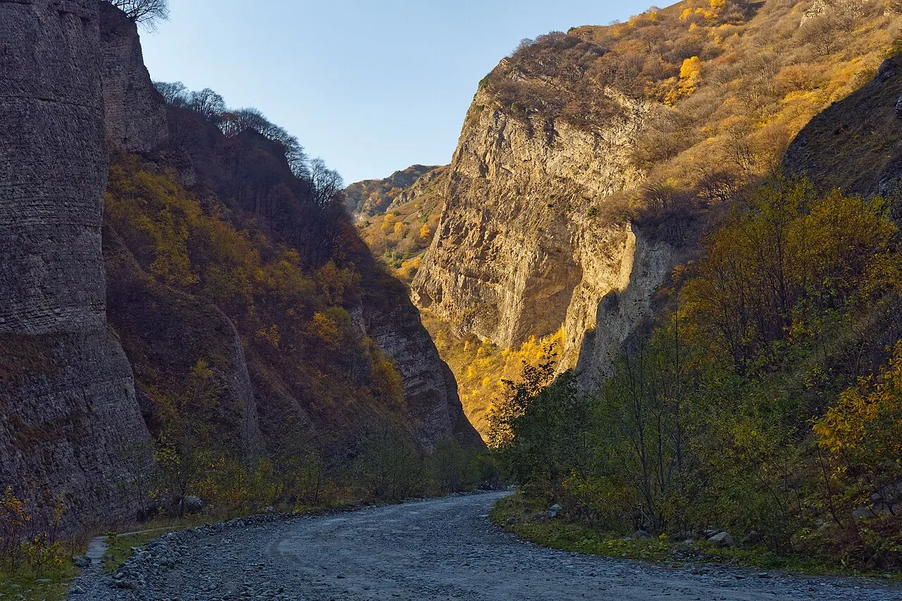 Karmadon Gorge, Vladikavkaz, North Ossetia–Alania, Russia