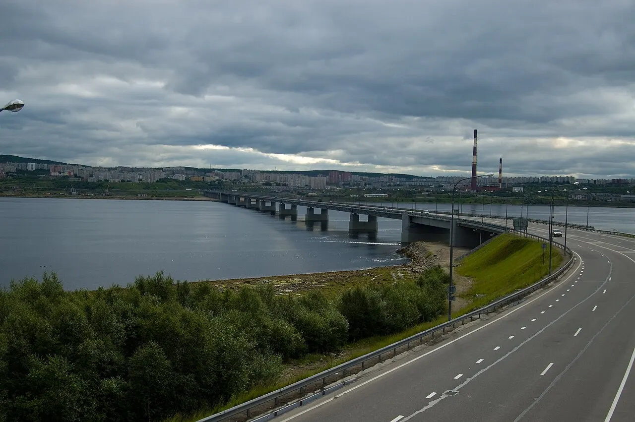 Kola Bay Bridge, Murmansk, Murmansk, Russia