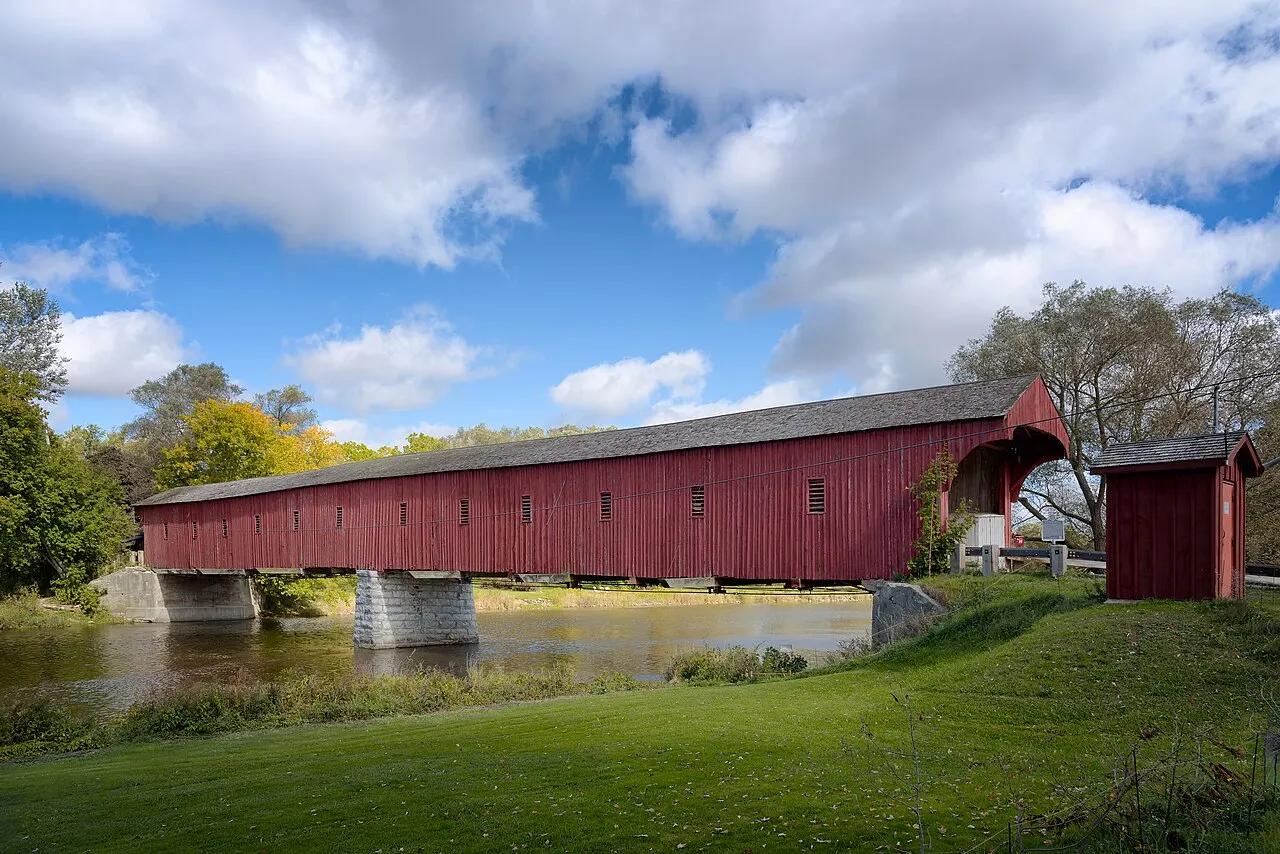 West Montrose Covered Bridge, St. Jacobs, Ontario, Canada