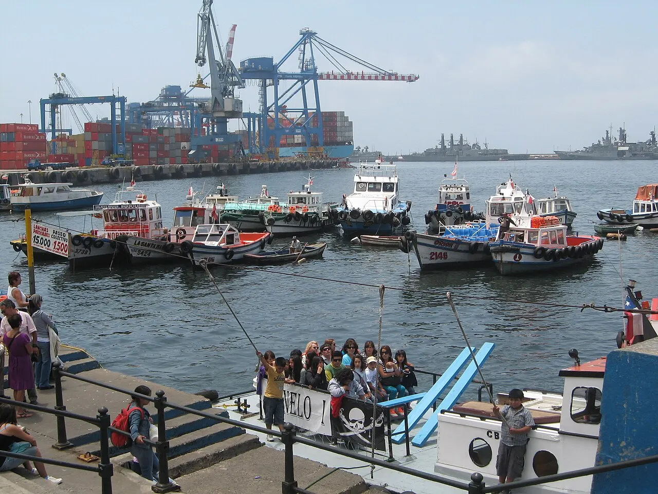 Muelle Prat, Valparaíso, Valparaiso, Chile