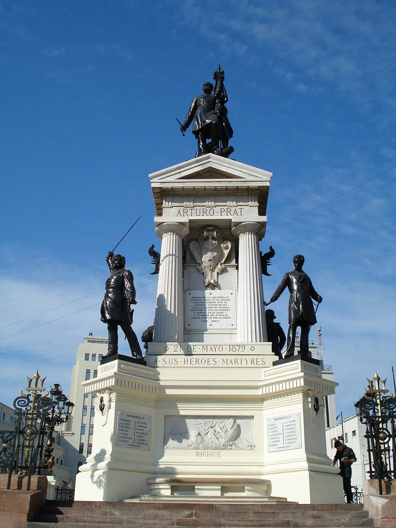 Monument to the Heroes of Iquique, Valparaíso, Valparaiso, Chile