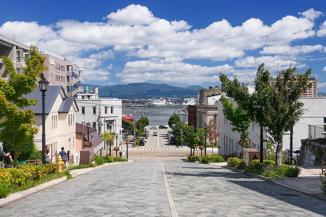 Hachiman-zaka, Hakodate, Hokkaido, Japan