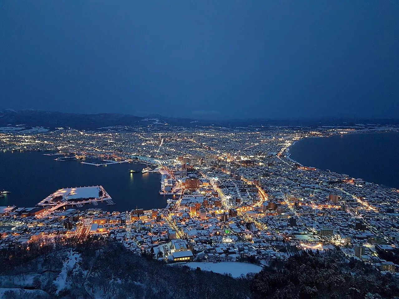 Mount Hakodate, Hakodate, Hokkaido, Japan