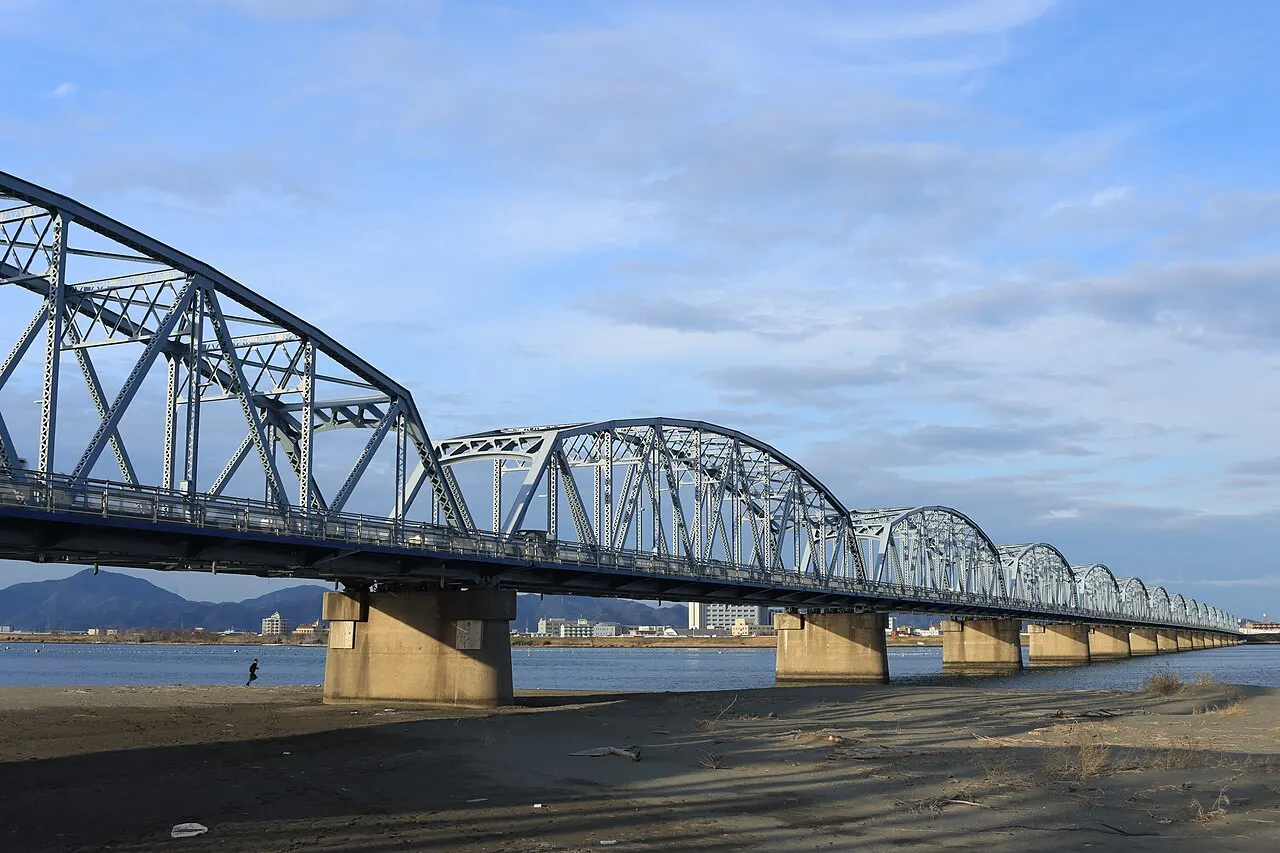 Yoshinogawa Bridge, Tokushima, Tokushima, Japan