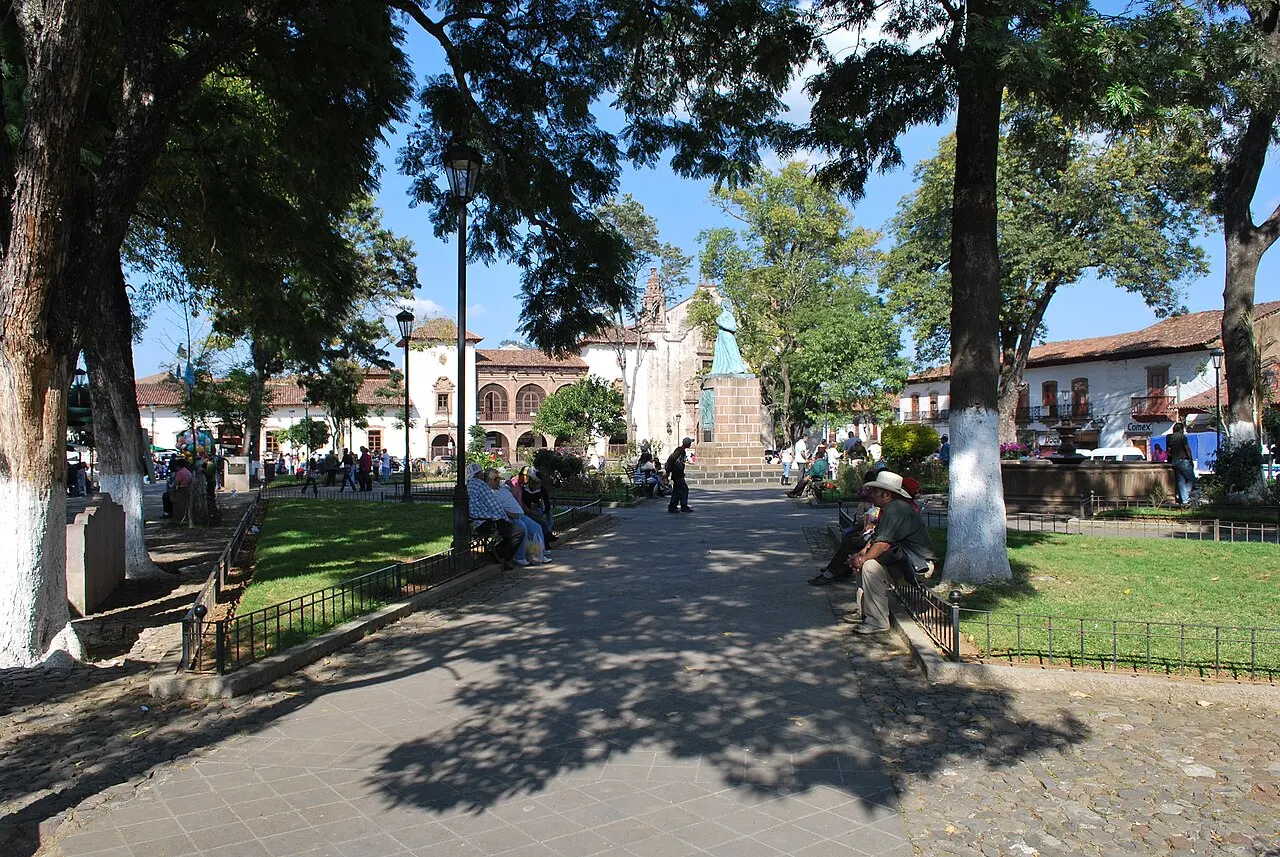 Plaza Gertrudis Bocanegra, Pátzcuaro, Michoacán, Mexico