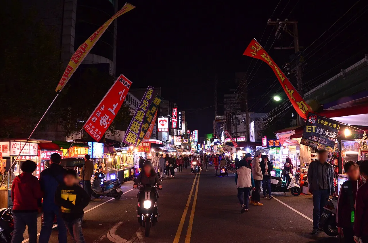 Wenhua Road Night Market, Chiayi City, Taiwan