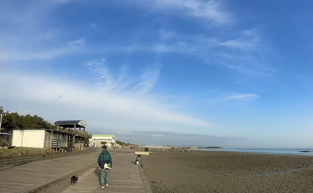Hiratsuka Beach Park, Hiratsuka, Kanagawa, Japan