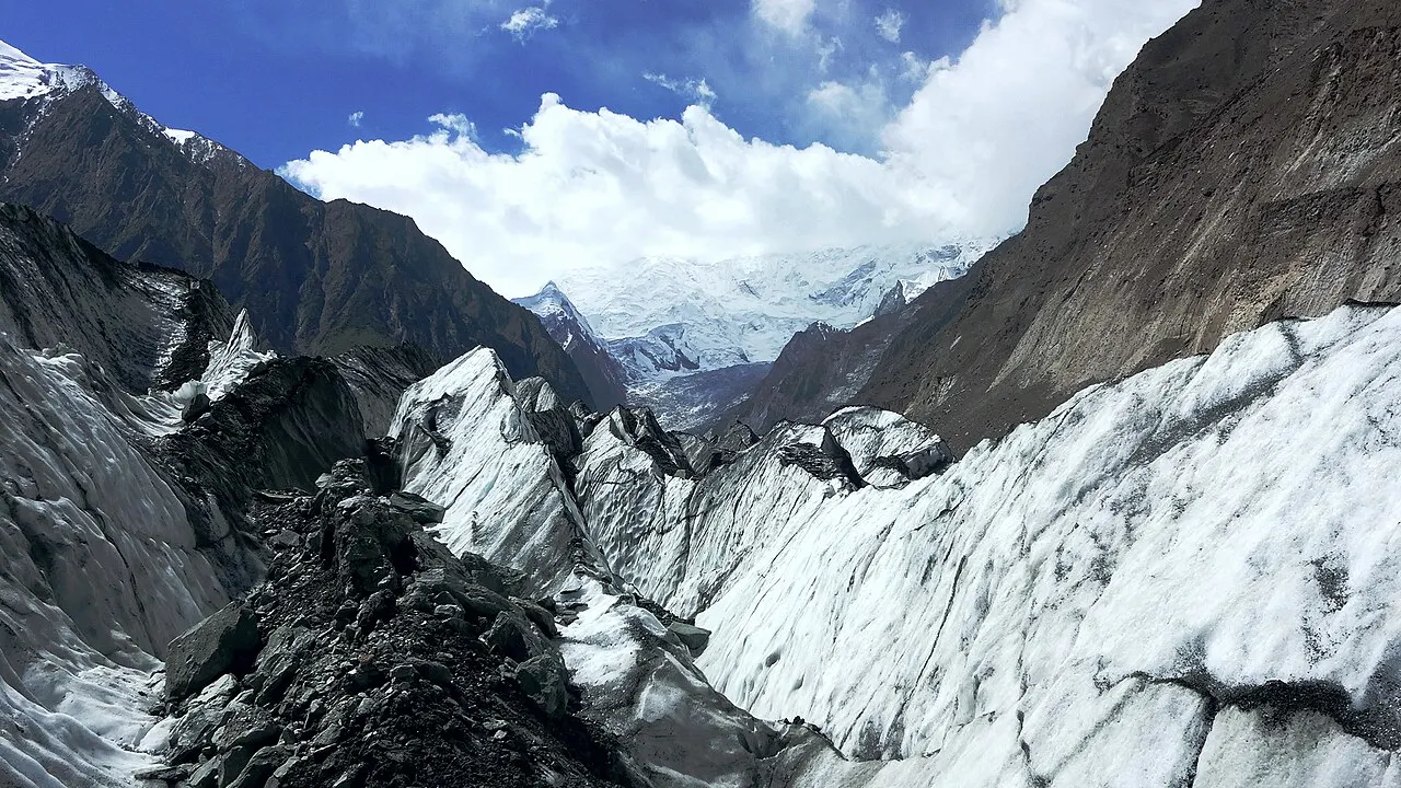 Hopar Glacier, Hunza Valley, Pakistan
