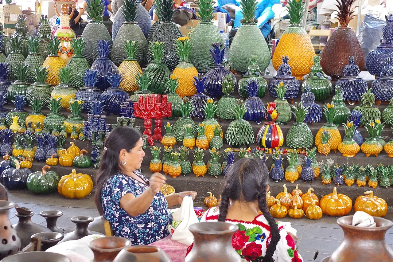 Tianguis Artesanal de Domingo de Ramos, Uruapan, Michoacán, Mexico
